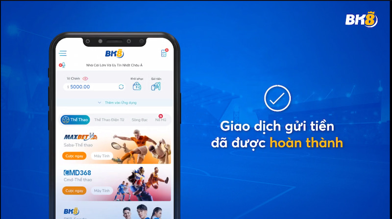 Nạp tiền BK8 Những lưu ý quan trong khi thực hiện nạp tiền BK8